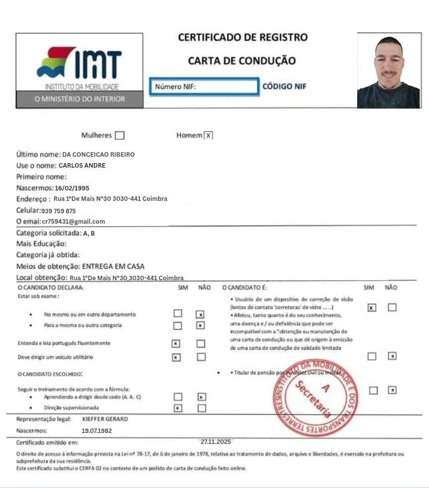 Carta cliente satisfeito